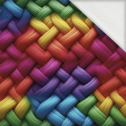 IMITATION COLORFUL SWEATER WZ. 1 - dzianina pętelkowa z elastanem ITY