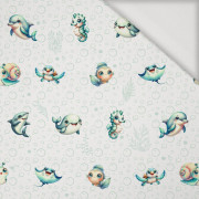 SEA ANIMALS WZ. 2 - Jersey wiskozowy