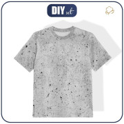 T-SHIRT DZIECIĘCY - BETON - single jersey (104/110)