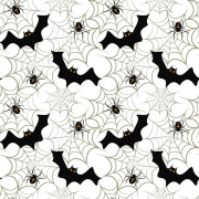 HALLOWEEN / B-00 biała - dresówka pętelkowa 