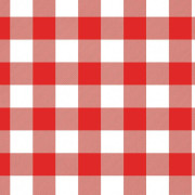 KRATA VICHY CZERWONA / biała - single jersey z elastanem TE210