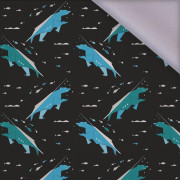 NIEDŹWIEDZIE / czarny - softshell