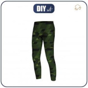 THERMO LEGGINSY CHŁOPIĘCE (HUGO) - GEOMETRYCZNE MORO WZ. 1 - zestaw do uszycia 122