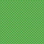 KROPKI BIAŁE / zielony ( GREEN ) - tkanina wodoodporna