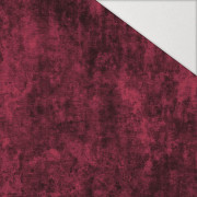 GRUNGE / viva magenta - Hydrofobowa dzianina drapana 