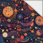 COSMIC GALAXY WZ. 1 - lekka dzianina drapana