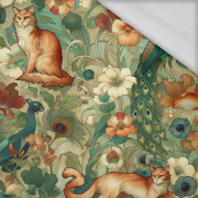 ART NOUVEAU CATS & FLOWERS WZ. 2 - Thermo lycra