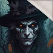 NECROMANCER - PANEL (75cm x 80cm) dzianina drapana z elastanem ITY