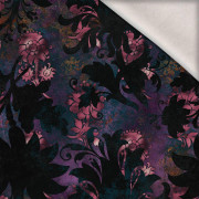 FLORAL WZ. 7 - dzianina drapana z elastanem ITY