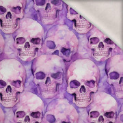 PASTEL SKULL - dzianina drapana z elastanem ITY