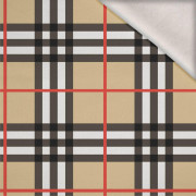 KRATA WZ. 13 / beżowy - dzianina drapana z elastanem ITY