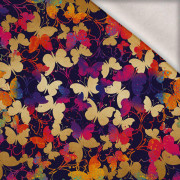 MOTYLKI / kolorowy - dzianina drapana z elastanem ITY