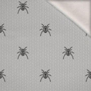 PAJĄKI / NOCNY ZEW / biały - dzianina drapana z elastanem ITY