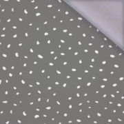 BIAŁE ŚLADY / ciemnoszary (MAGICZNY ŚWIĄTECZNY LAS) - softshell