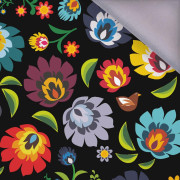 FOLK ŁOWICKI / czarny - softshell