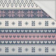 NORWESKI MIX wz. 2 (NORWESKIE WZORY) - dresówka pętelkowa