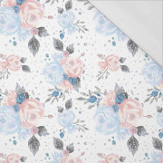 100cm LODOWY BUKIET (ZACZAROWANA ZIMA) - single jersey z elastanem 