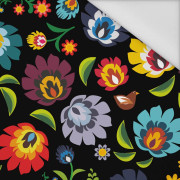 FOLK ŁOWICKI / czarny - tkanina wodoodporna