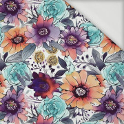 AKWARELOWE KWIATY wz. 6 - Jersey wiskozowy
