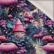 FAIRY WORLD wz.13 (garden) - dzianina drapana z elastanem ITY