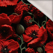 FLOWERS 3D WZ. 7 - dzianina drapana z elastanem ITY