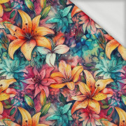 FLOWERS WZ.41 - dresówka pętelkowa