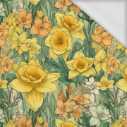 FLOWERS WZ.52 - dresówka pętelkowa