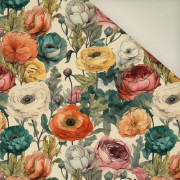 FLOWERS WZ.54- Welur tapicerski