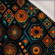 GEOMETRIC WZ. 3 - dzianina drapana z elastanem ITY