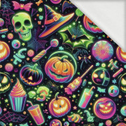 HALLOWEEN wz.24 - dzianina pętelkowa z elastanem ITY