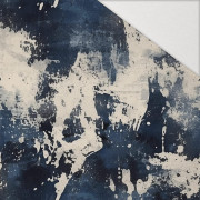 NAVY GRUNGE wz. 1 - Hydrofobowa dzianina drapana 