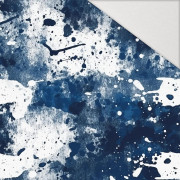 NAVY GRUNGE wz. 5 - Hydrofobowa dzianina drapana 