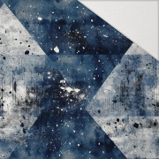 NAVY GRUNGE wz. 9 - Hydrofobowa dzianina drapana 