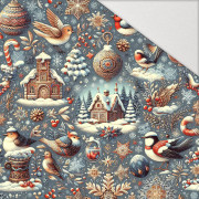 Vintage Christmas wz.27 - Hydrofobowa dzianina drapana 