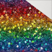 HOLOGRAPHIC RAINBOW wz. 2 - Hydrofobowa dzianina drapana 