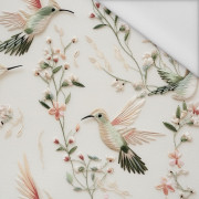 PASTEL BIRDS WZ.6 (KOLIBRY) - tkanina wodoodporna