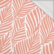 LEAVES WZ. 2 (morelowy) - dresówka pętelkowa