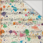 MUSIC NOTES WZ. 1 - Jersey wiskozowy