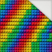 NEON BLOCKS WZ.2 - Tkanina na obrusy