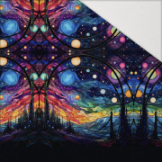 NEON GALAXY WZ.11 - PANEL (60cm x 50cm) Hydrofobowa dzianina drapana 