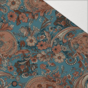 PAISLEY / Mocha Mousse  - Hydrofobowa dzianina drapana 