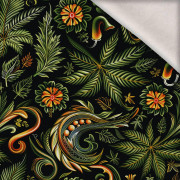 Hemp leaves WZ. 3 - dzianina drapana z elastanem ITY