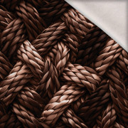 RATTAN / Mocha Mousse  - dzianina drapana z elastanem ITY