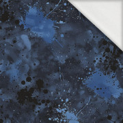 NAVY GRUNGE wz. 10 - dzianina pętelkowa z elastanem ITY