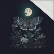NIGHT BUTTERFLY - PANEL (75cm x 80cm) dzianina pętelkowa z elastanem ITY