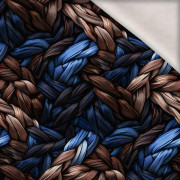 RATTAN 2/ Mocha Mousse  - dzianina drapana z elastanem ITY