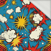 50cm RETRO COMICS wz.4 - dresówka pętelkowa