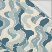 RETRO FLORAL - dresówka pętelkowa