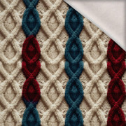 IMITATION SWEATER WZ. 7 - dzianina drapana z elastanem ITY
