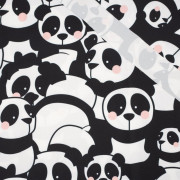 PANDY / róż - tkanina wodoodporna 